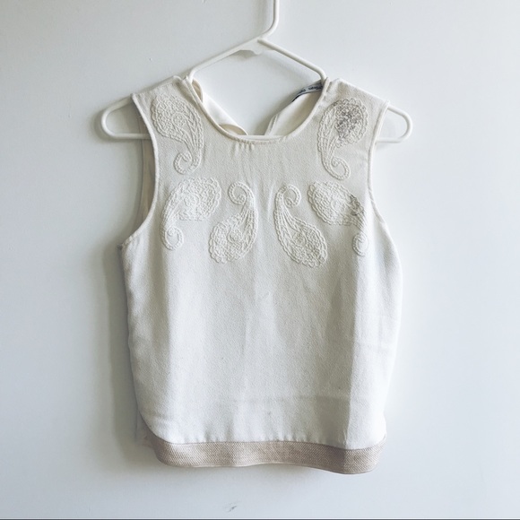 Zara Tops - Zara Chiffon Paisley Top